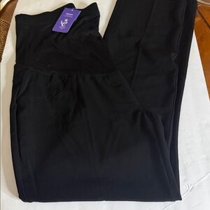 Seraphine Elegant Black baby bump Sophia  trousers